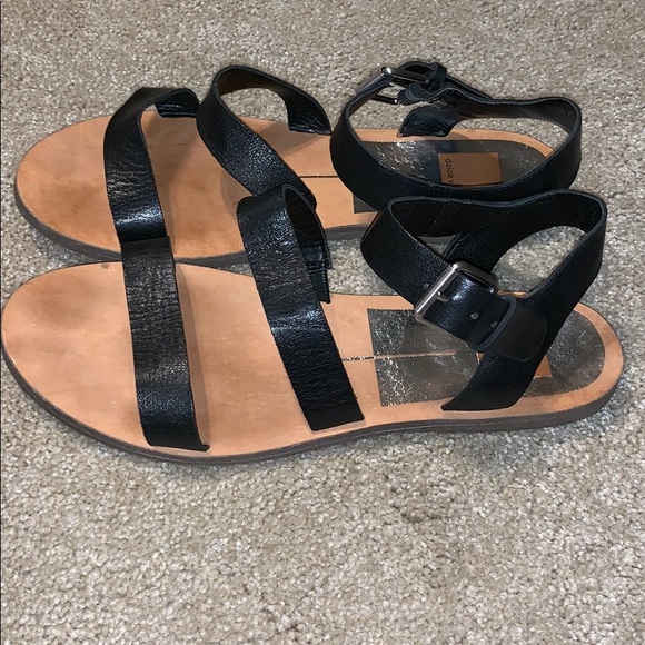 Black Dolce Vita Sandals - Picture 1 of 2